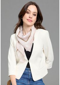 Modetuch Laura Scott, Damen, taupe, rosa, Web, Baumwolle, bedruckt, gemustert, gestreift, Modet&uuml;cher Modetuch, im sommerlichen Print-Design, Topseller