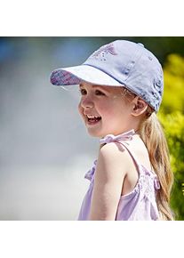 Baseball Cap MaxiMo, Jungen, Gr. 49/51, lila, Baumwollmischung, gemustert, mehrfarbig, Caps Baseball Cap, Meerjungfrauenmotiv, bedruckt, mit Klettverschluss, Baumwollmix