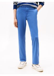Chinohose Tommy Hilfiger "DENTON ESSENTIAL", Herren, Gr. 38, L&auml;nge 34, blau (angora blau), Twill, Obermaterial: 97% Baumwolle, 3% Elasthan, straight fit normal, Hosen Chinohose, Gerades Bein, Schlichte Optik