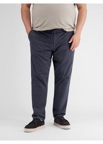 Chinohose Lerros "Chino in &Uuml;bergr&ouml;&szlig;en und ultra leichter, schnelltrocknender", Damen, Gr. 44, L&auml;nge 34, blau (blau night), 54% Baumwolle, 43% Nylon, 3% Elasth, Hosen Chinohose