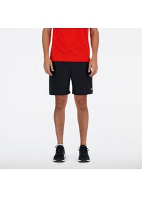 Laufshorts New Balance "SPORT ESSENTIAL SHORT 7", Herren, Gr. XXL, N-Gr, schwarz, Stoff, Obermaterial: 100% Polyester, unifarben, Hosen Laufshorts, mit feuchtigkeitsabweisender Technologie, atmungsaktiver Innenslip