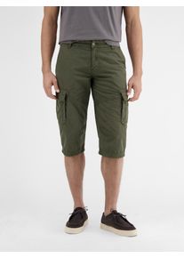Bermudas Lerros "Cargo-Longbermuda", Herren, Gr. 40, deep olive, 100% Baumwolle, Hosen Bermudas