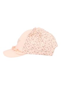 Baseball Cap MaxiMo, Jungen, Gr. 47/49, rosa, Baumwolle, gemustert, Caps Baseball Cap, mit Animal-Print, mit &Ouml;hrchen, mit 3D-Stickerei, Baumwolle