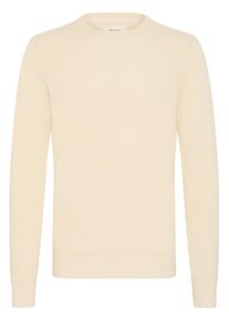 Strickfleece-Pullover Blend "Strickpullover BHBartel", Herren, Gr. XXL, grau (oyster gray), Obermaterial: 100% Baumwolle CO., Pullover Strickfleece-Pullover