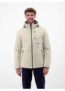Outdoorjacke Lerros "Herren Blouson in Stukturoptik", Herren, Gr. S, foam wei&szlig;, 100% Polyester, Jacken Outdoorjacke