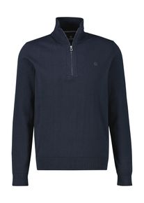 Strickpullover Lerros "Flachstrick-Troyer in Gro&szlig;en Gr&ouml;&szlig;en", Herren, Gr. 3XL, classic navy, 100% Baumwolle, ohne Ausschnitt, Pullover Strickpullover