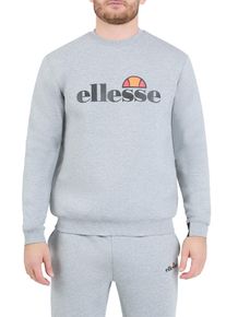 Sweatshirt Ellesse "CORVARO SWEATSHIRT", Herren, Gr. XL, light grau m, Obermaterial: 79% Polyester, 16% Viskose, 5% Elasthan, Sweatshirts Sweatshirt