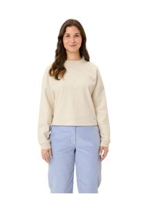 Langarmshirt Vaude "WOMEN'S NAJUN LS SHIRT", Damen, Gr. 42, ecru, Obermaterial: 100% Baumwolle, Shirts Langarmshirt