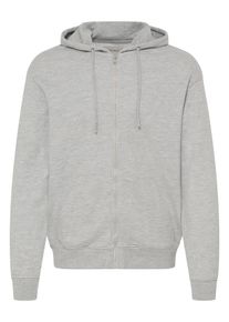 Kapuzensweatjacke Blend "BHBRODY HOOD SWEATSHIRT", Herren, Gr. XL, limestone melange, Sweatware, Obermaterial: 60% Baumwolle, 40% Polyester, unifarben, regular fit normal, Rundhals, Rippb&uuml;ndchen, Sweatjacken Kapuzensweatjacke