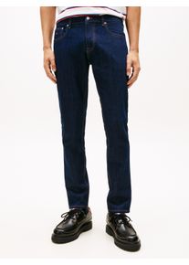 Slim-fit-Jeans Tommy Jeans "Scanton", Herren, Gr. 33, L&auml;nge 36, denim schwarz, Denim/Jeans, Obermaterial: 99% Baumwolle, 1% Elasthan, unifarben, slim fit lang, Jeans Slim-fit-Jeans, Slim Fit
