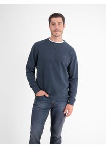 Sweatshirt Lerros "Urbaner Sweatshirtstyle, weiche Haptik", Herren, Gr. S, blau (classic navy), 100% Baumwolle, Sweatshirts Sweatshirt