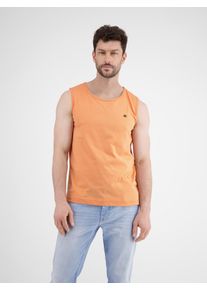 Muskelshirt Lerros "Sommerliches Tanktop f&uuml;r Herren", Damen, Gr. S, pale papaya, 100% Baumwolle, Rundhals, Shirts Muskelshirt