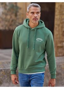 Hoodie Lerros "Sweat Hoodie", Herren, Gr. S, schwarz sage gr&uuml;n, 50% Baumwolle, 50% Polyester, Sweatshirts Hoodie