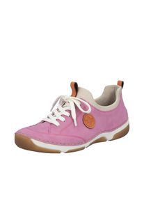 Slip-On Sneaker Rieker, Damen, Gr. 42, pink, Lederimitat, Schuhe Slip-On Sneaker, Slipper, Schlupfschuh, Freizeitsneaker aus Lederimitat