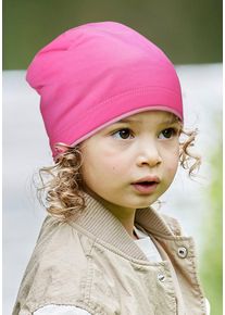 Beanie MaxiMo, Baby, Gr. 53, pink, Baumwollmischung, M&uuml;tzen Beanie, UV-Schutz 50+ sch&uuml;tzt Kinder zuverl&auml;ssig vor Sonnenstrahlen