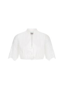 N&uuml;bler Dirndlbluse N&Uuml;BLER "Dirndlbluse kurzarm Emma", Damen, Gr. 38, beige (creme), Obermaterial: 100% Baumwolle CO., Blusen Dirndlbluse