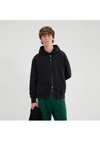 Kapuzensweatjacke Ellesse "TAURASI FZ HOODY", Herren, Gr. XL, schwarz, Sweatware, Obermaterial: 85% Polyester, 15% Baumwolle, Sweatjacken Kapuzensweatjacke