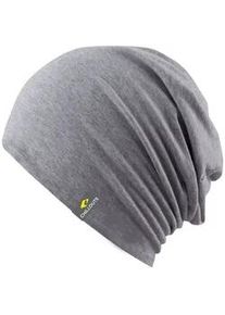 Beanie Chillouts "Acapulco Hat", Herren, grau (hellgrau, meliert), Baumwollmischung, meliert, unifarben, M&uuml;tzen Beanie, Leichte Slouch-M&uuml;tze mit urbanem Look