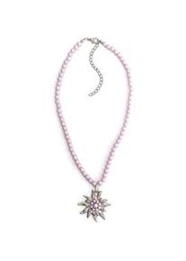 Allg&auml;u Rebell Kette mit Anh&auml;nger ALLG&Auml;U REBELL "Trude", Damen, Gr. onesize, PTFE-Kunststoff, lila (violett), Basic, Halsketten, Glasperlenkette