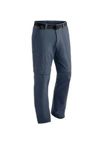 Funktionshose Maier Sports "Tajo", Herren, Gr. 94, Langgr&ouml;&szlig;en, grau, 90% Polyamid, 10% Elasthan, Hosen Funktionshose, Herren Wanderhose, zipp-off Outdoor-Hose, 4 Taschen, Regular Fit