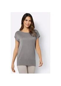 Pullunder Classic Basics "Pullunder", Damen, Gr. 44, grau (steingrau), 100% Polyacryl, unifarben, Pullover Pullunder