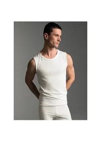 Unterhemd TRIGEMA "TRIGEMA Tr&auml;gershirt aus Merinowolle", Herren, Gr. S, 1 Stk., US-Gr&ouml;&szlig;en, beige (natur), 80% Wolle (Merinowolle), 20% Polyamid, Unterhemden Unterhemd