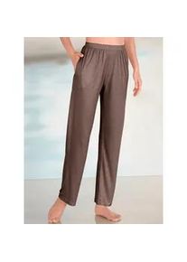Relaxhose, Herren, Gr. 50, Normalgr&ouml;&szlig;en, braun, 70% Viskose, 30% Polyester, unifarben, lang, Hosen Relaxhose