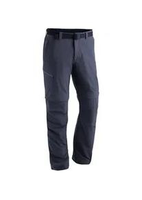 Funktionshose Maier Sports "Tajo 2", Herren, Gr. 110, Langgr&ouml;&szlig;en, blau (dunkelblau), 90% Polyamid, 10% Elasthan, Hosen Funktionshose, Herren Wanderhose, zipp-off Outdoor-Hose, 4 Taschen, Regular Fit