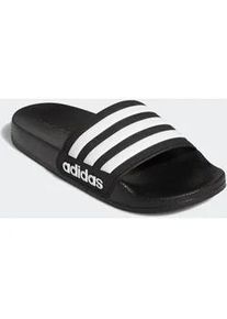 Badesandale Adidas SPORTSWEAR "SHOWER ADILETTE", M&auml;dchen, Gr. 34, schwarz-wei&szlig; (core schwarz, ftwr wei&szlig;, core schwarz), Synthetik, Schuhe, Badelatschen f&uuml;r Kinder und Jugendliche