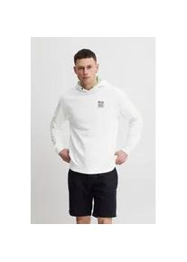 Kapuzenpullover Blend "BHSweatshirt", Herren, Gr. 3XL, wei&szlig; (snow wei&szlig;), Sweatware, 60% Baumwolle, 40% Polyester, regular fit normal, ohne Ausschnitt, eingesetzt, Pullover Kapuzenpullover, L&auml;ssiger Hoodie mit Kapuze