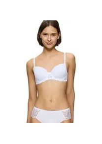 B&uuml;gel-BH Triumph "Modern Finesse WP", Damen, Gr. 95, Cup C, wei&szlig;, Microtouch, Obermaterial: 69% Polyester, 16% Polyamid, 15% Elasthan, unifarben, BHs B&uuml;gel-BH, mit Spitzendetails, leicht gepolsterte Cups, verstellbare Tr&auml;ger