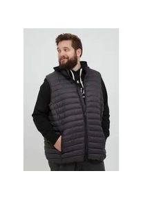 Steppweste Blend "BHNille Big & Tall", Herren, Gr. 5XL, ebony, 100% Nylon, unifarben, regular fit normal, Westen Steppweste, Tolle Steppweste f&uuml;r den &Uuml;bergang in gro&szlig;en Gr&ouml;&szlig;en