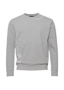 Sweater NASSAU BEACH "NB231043", Herren, Gr. 54XL, grau (grau melange), 100% Baumwolle, Sweatshirts Sweater