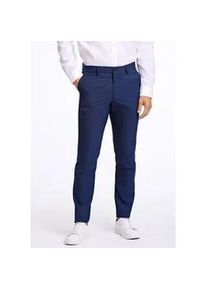 Anzughose LINDBERGH "Anzughose Slim Fit", Herren, Gr. 44, blau (dk blau), Obermaterial: 52% Wolle, 45% Polyester, 2% Elasthan 1%, sonstige Fasern, slim fit, Hosen Anzughose