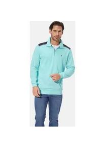 Sweatshirt Babista "Sweatshirt TARLON", Herren, Gr. M, blau (t&uuml;rkis), Obermaterial: 100% Baumwolle CO., Sweatshirts Sweatshirt