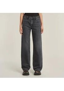 G-Star Raw Weite Jeans G-STAR "Jeans Judee Straight", Damen, Gr. 26, L&auml;nge 32, grau (faded eolith grau), Denim/Jeans, Obermaterial: 100% Baumwolle, straight fit normal, Jeans