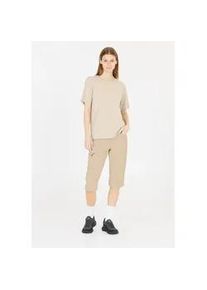Outdoorhose WHISTLER "SHANNIE", Damen, Gr. 44, EURO-Gr&ouml;&szlig;en, beige (sand), 94% Nylon, 6% Elasthan, unifarben, kurz, Hosen Outdoorhose, mit QUICK DRY Technologie