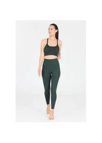 ENDURANCE ATHLECIA Trainingstights ATHLECIA "Aliya", Damen, Gr. 40, EURO-Gr&ouml;&szlig;en, gr&uuml;n (dunkelgr&uuml;n), 75% Nylon, 25% Elasthan, unifarben, Hosen, im stretchy Design mit flachen N&auml;hten