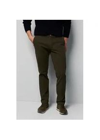 Chinos MEYER "M5 Chino", Damen, Gr. 40, L&auml;nge 32, gr&uuml;n (oliv), 98% Baumwolle, 2% Elasthan, unifarben, slim fit lang, Hosen, im unifarbenem Design
