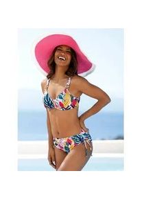 B&uuml;gel-Bikini feel good, Damen, Gr. 42, Cup E, topas, fuchsia, bedruckt, Elasthan, Polyamid, Bikini-Sets B&uuml;gel-Bikini