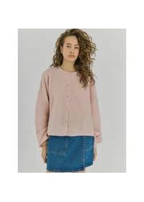 Cardigan NORR "NORR Cardigan Halli", Damen, Gr. 38, light pink, Obermaterial: 32% Alpaka, 32% Wolle, 30% Nylon, 6% Elasthan, Strickjacken