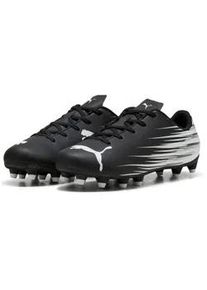 Fu&szlig;ballschuh Puma "ATTACANTO II FG/AG JR", Kinder, Gr. 35, schwarz-wei&szlig; (Puma schwarz, Puma wei&szlig;), Synthetik, bedruckt, Schuhe Fu&szlig;ballschuh, mit weichem Synthetik-Obermaterial, mit Textil-Innenmaterial
