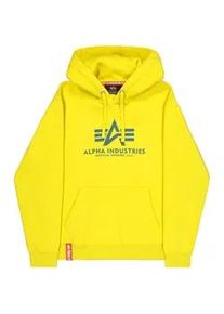 Hoodie Alpha Industries "Basic Hoodie BL", Herren, Gr. XXL, cyber, Obermaterial: 80% Baumwolle, 20% Polyester, regular fit, Sweatshirts Hoodie