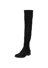 Overkneestiefel Caprice "Caprice Stiefel Lederimitat", Damen, Gr. 36, schwarz, Lederimitat, Schuhe
