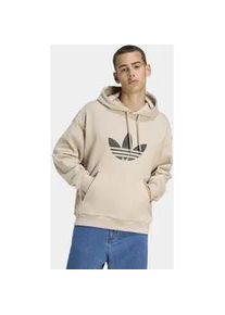 Kapuzensweatshirt Adidas ORIGINALS "TREFOIL HOODY", Herren, Gr. M, stone khaki, Obermaterial: 100% Baumwolle, angesetztes B&uuml;ndchen, Sweatshirts