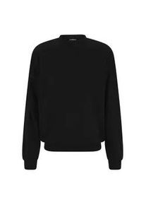 Sweater Urban Classics "Urban Classics Light Terry Crew", Herren, Gr. M, schwarz, 75% Baumwolle, 25% Polyester, unifarben, Rundhals, Sweatshirts Sweater