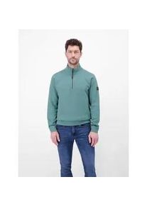 Sweatshirt Lerros "Troyer in hochwertiger Sweatqualit&auml;t", Herren, Gr. XL, arctic blau, 90% Baumwolle, 10% Polyester, Sweatshirts Sweatshirt