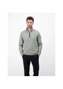 Sweatshirt Lerros "Troyer in hochwertiger Sweatqualit&auml;t", Herren, Gr. 3XL, pearl grau, 90% Baumwolle, 10% Polyester, Sweatshirts Sweatshirt