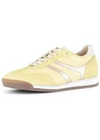 Sneaker Gabor "Sneaker low", Herren, Gr. 38, gelb, Schuhe Sneaker