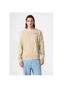 Sweatshirt Champion "ICONS CONTRAST Terry Crewneck Sweatshirt", Herren, Gr. S, dun, Obermaterial: 70% Baumwolle, 30% Polyester, normal, Rundhals, Sweatshirts Sweatshirt, sportlicher Stil, aus Baumwolle und Polyester